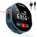 xCool 2-in-1 Rolling & Laser Tape Measure with Digital Readout – 9.8ft Tape & 197ft Laser