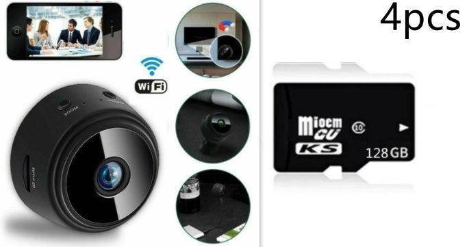 Mini Wireless Magnetic Security Camera 1080P HD with Night Vision, Motion Detection & WiFi App
