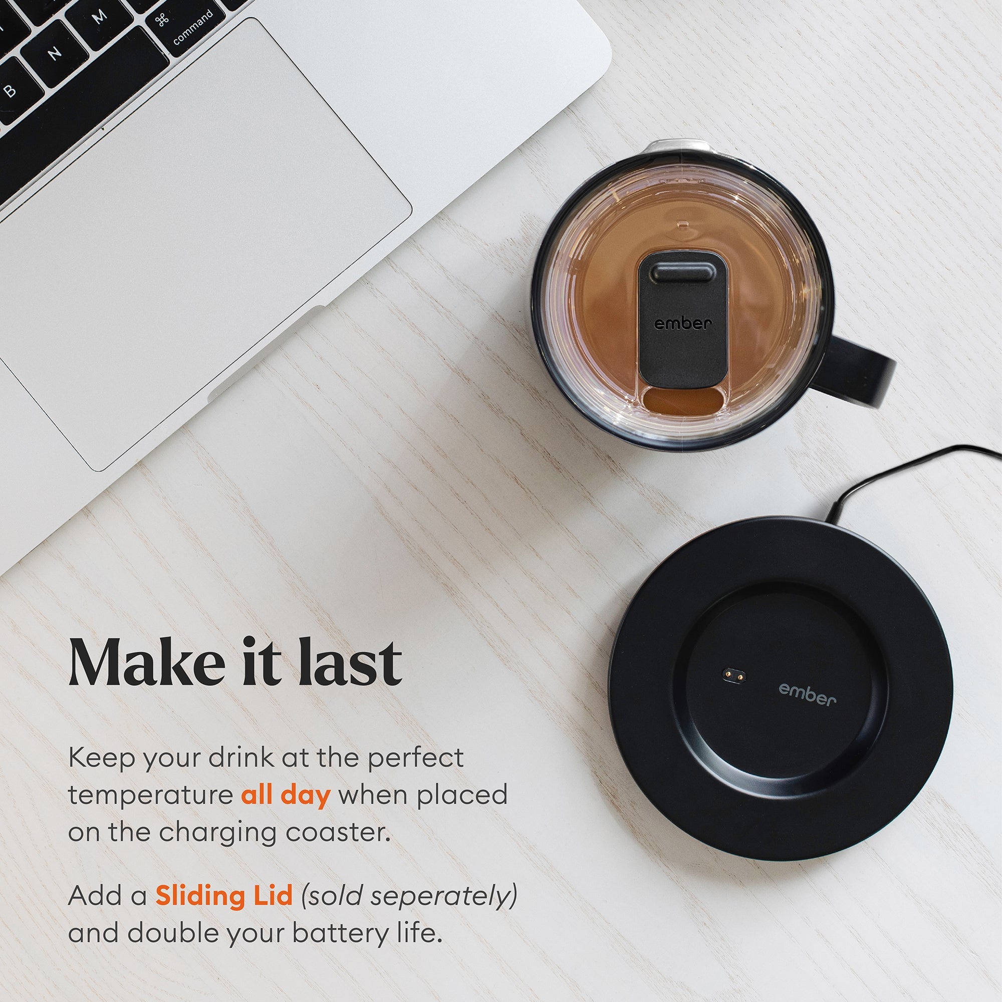 Ember Mug 2 Smart Temperature Control Coffee Mug 10oz & 14oz – Up to 1.5 Hour Battery