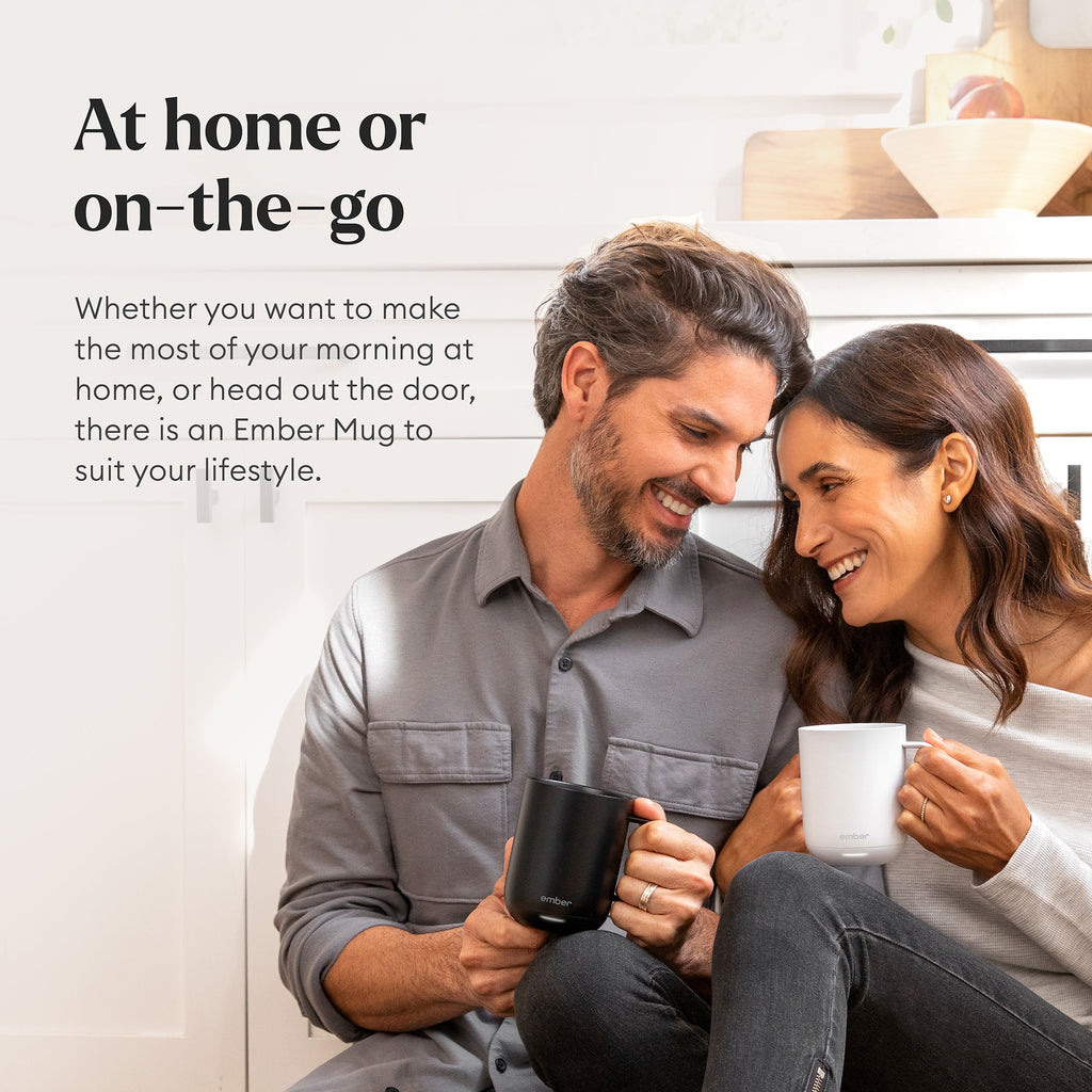 Ember Mug 2 Smart Temperature Control Coffee Mug 10oz & 14oz – Up to 1.5 Hour Battery