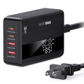 LDNIO 65W 4-Port USB Wall Charger (2x USB-C PD + 2x QC 3.0)