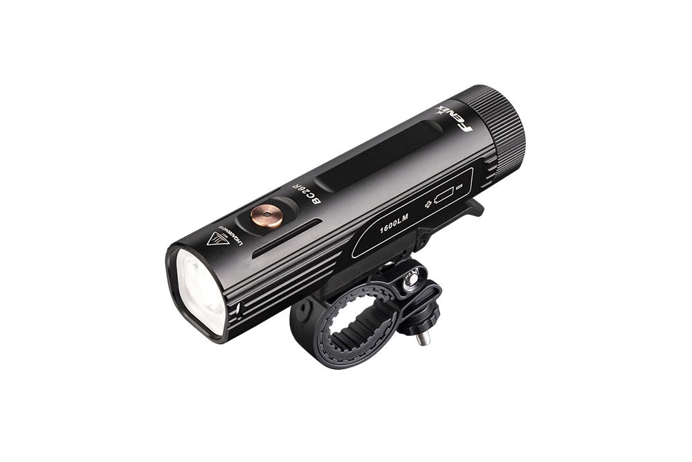 Fenix BC26R LED Bike Light 1600 Lumens USB-C Rechargeable IP68 Waterproof with 65-Hour Runtime