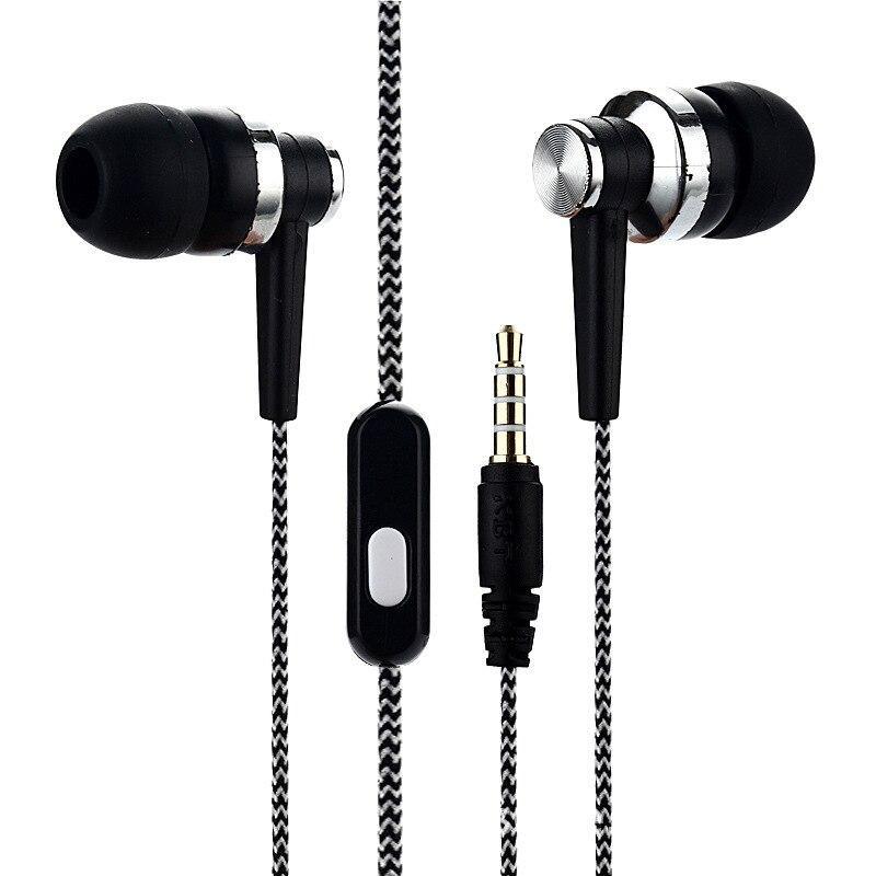 STEVVEX Wired Earphones with Mic & Braided Cable