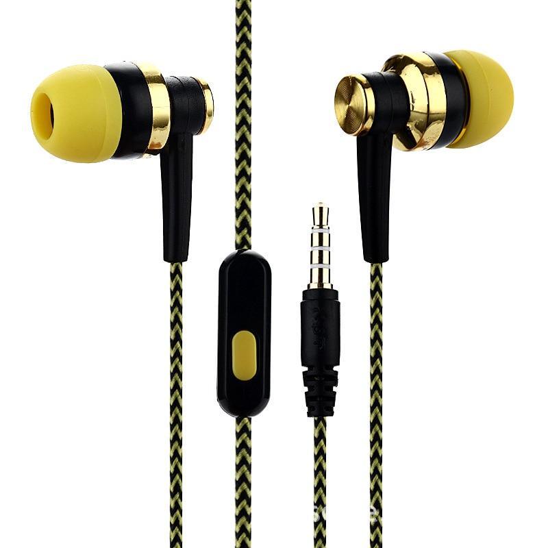 STEVVEX Wired Earphones with Mic & Braided Cable