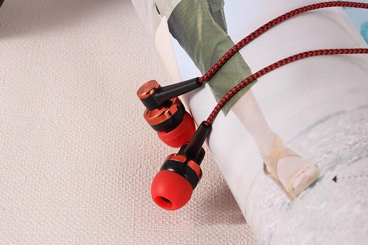STEVVEX Wired Earphones with Mic & Braided Cable