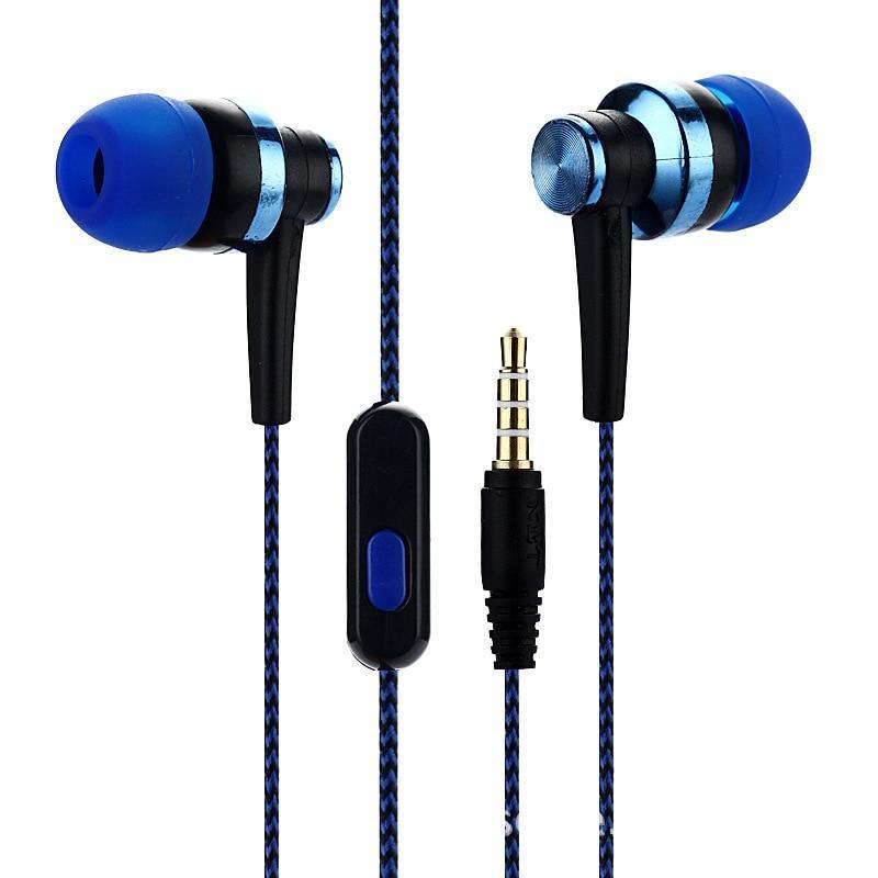 STEVVEX Wired Earphones with Mic & Braided Cable