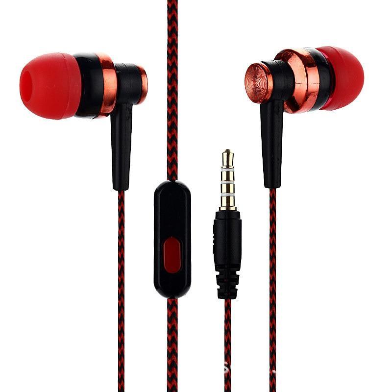 STEVVEX Wired Earphones with Mic & Braided Cable