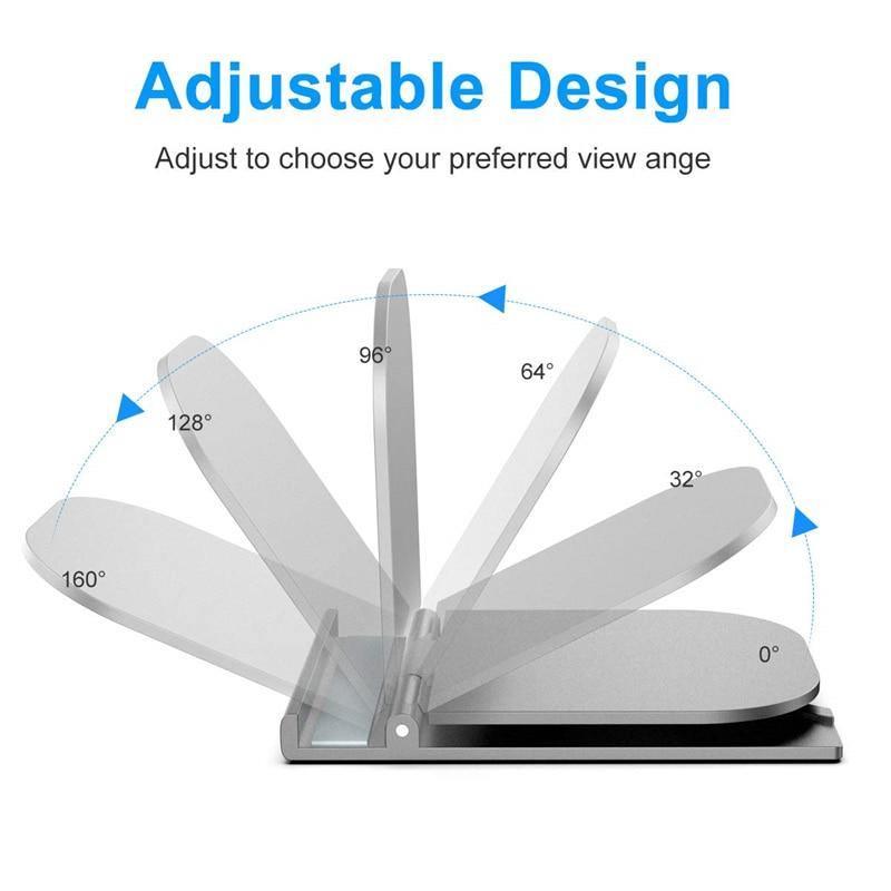 Portable Hands-Free Phone Stand Waterproof Nylon Mount for Desk, Kitchen & Video Calls