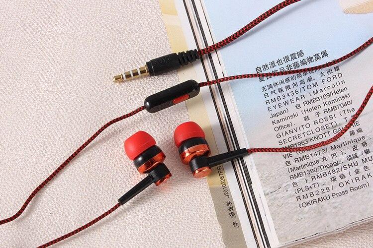 STEVVEX Wired Earphones with Mic & Braided Cable