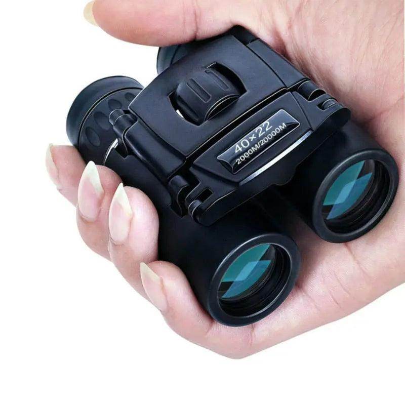Compact High-Magnification Binoculars up to 40x with HD Multicoated Lenses & Dual Focus