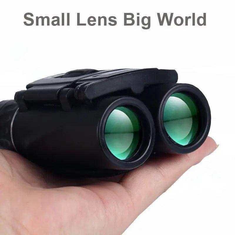 Compact High-Magnification Binoculars up to 40x with HD Multicoated Lenses & Dual Focus