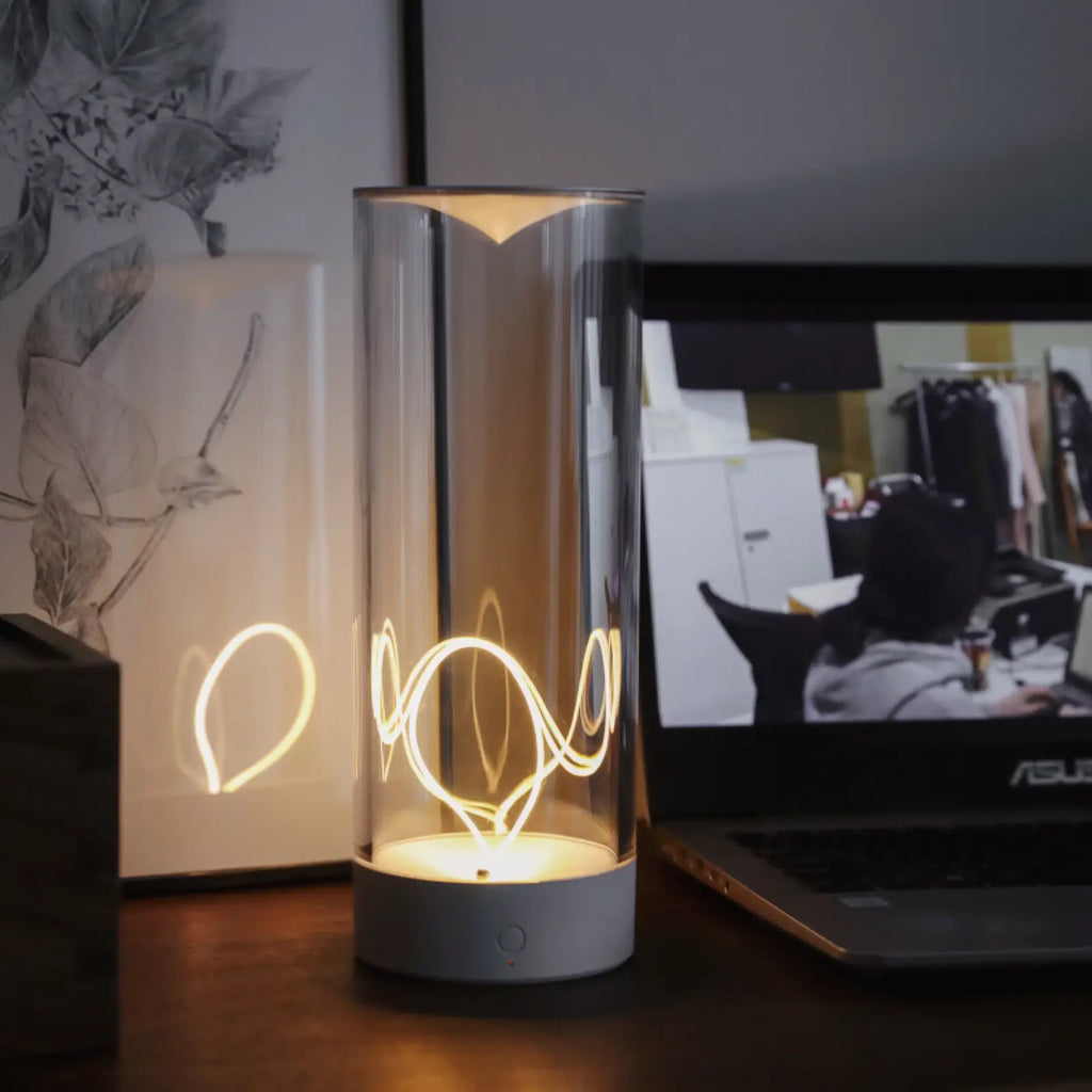 AUGE Light Minimalist Cordless LED Table Lamp USB-C Rechargeable with Magnetic Design