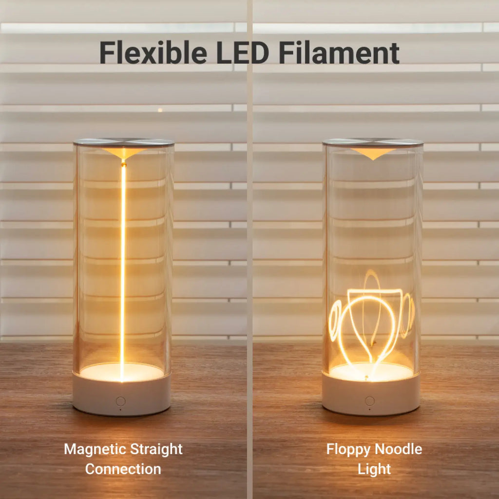 AUGE Light Minimalist Cordless LED Table Lamp USB-C Rechargeable with Magnetic Design