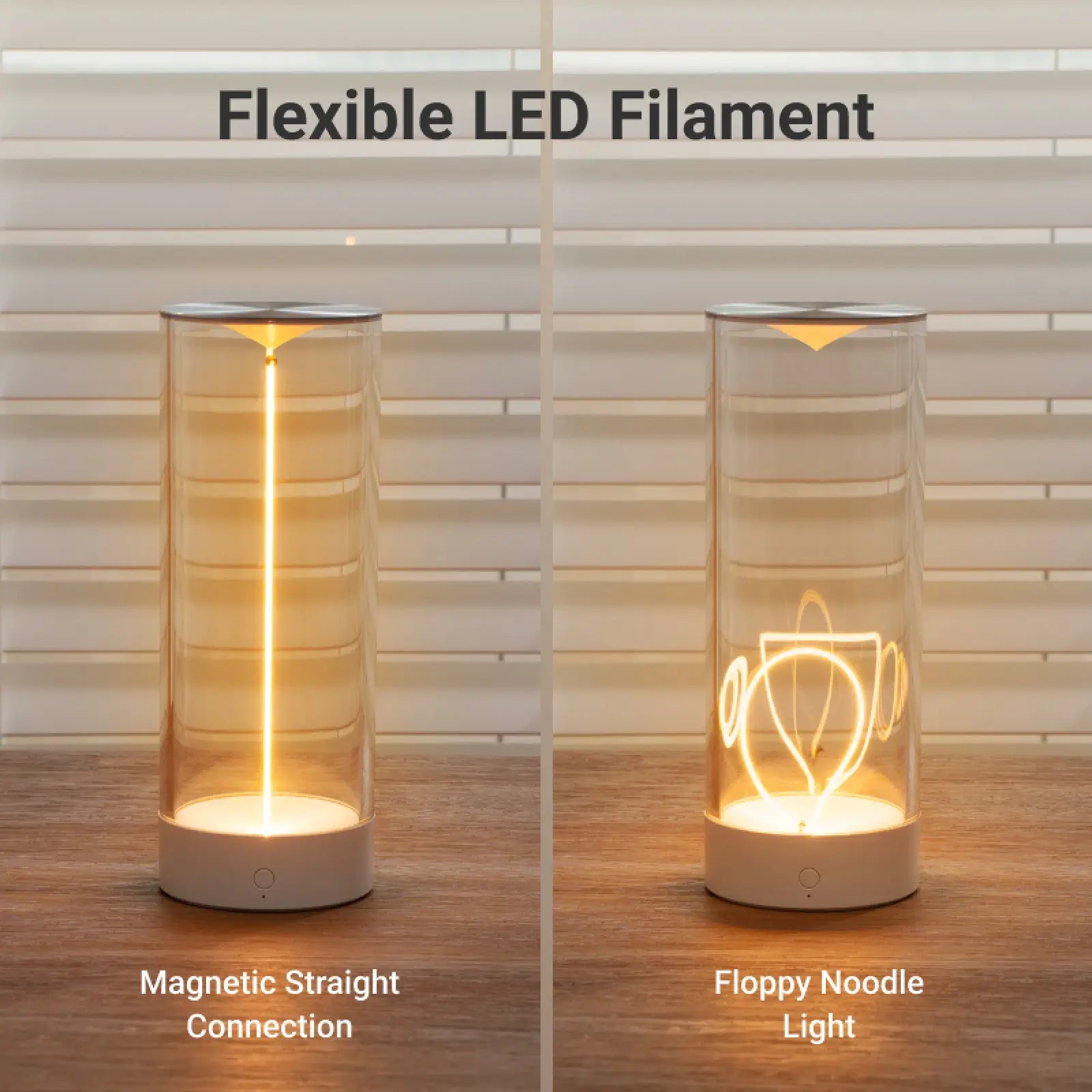 AUGE Light Minimalist Cordless LED Table Lamp USB-C Rechargeable with Magnetic Design
