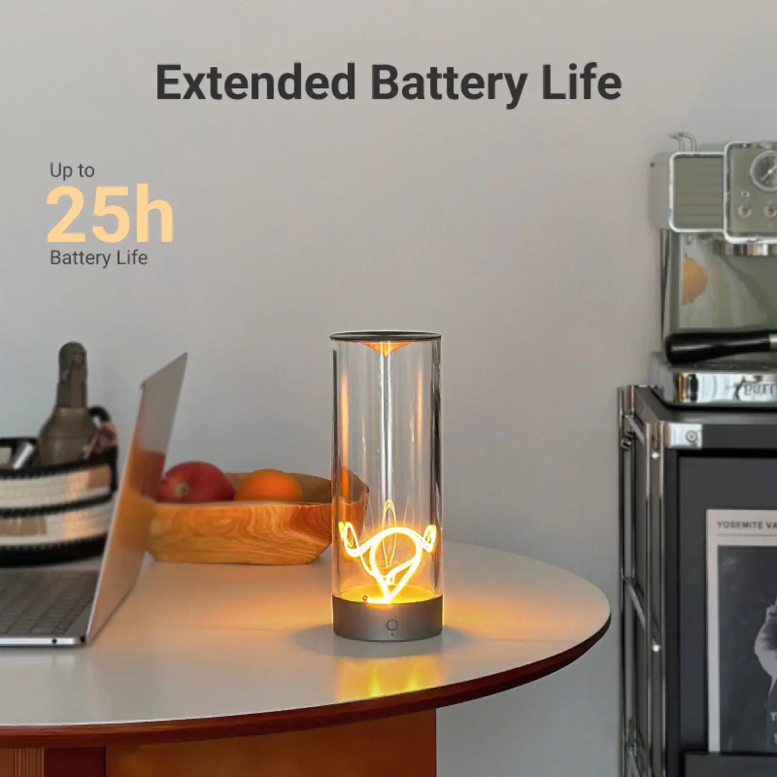 AUGE Light Minimalist Cordless LED Table Lamp USB-C Rechargeable with Magnetic Design