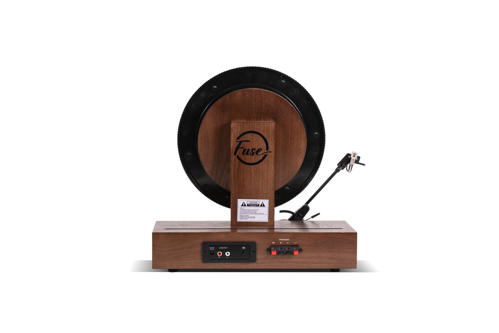Fuse Audio GLD Vertical Vinyl Record Player with Bluetooth 5.3, 72W Speakers & Audio Technica Cartridge
