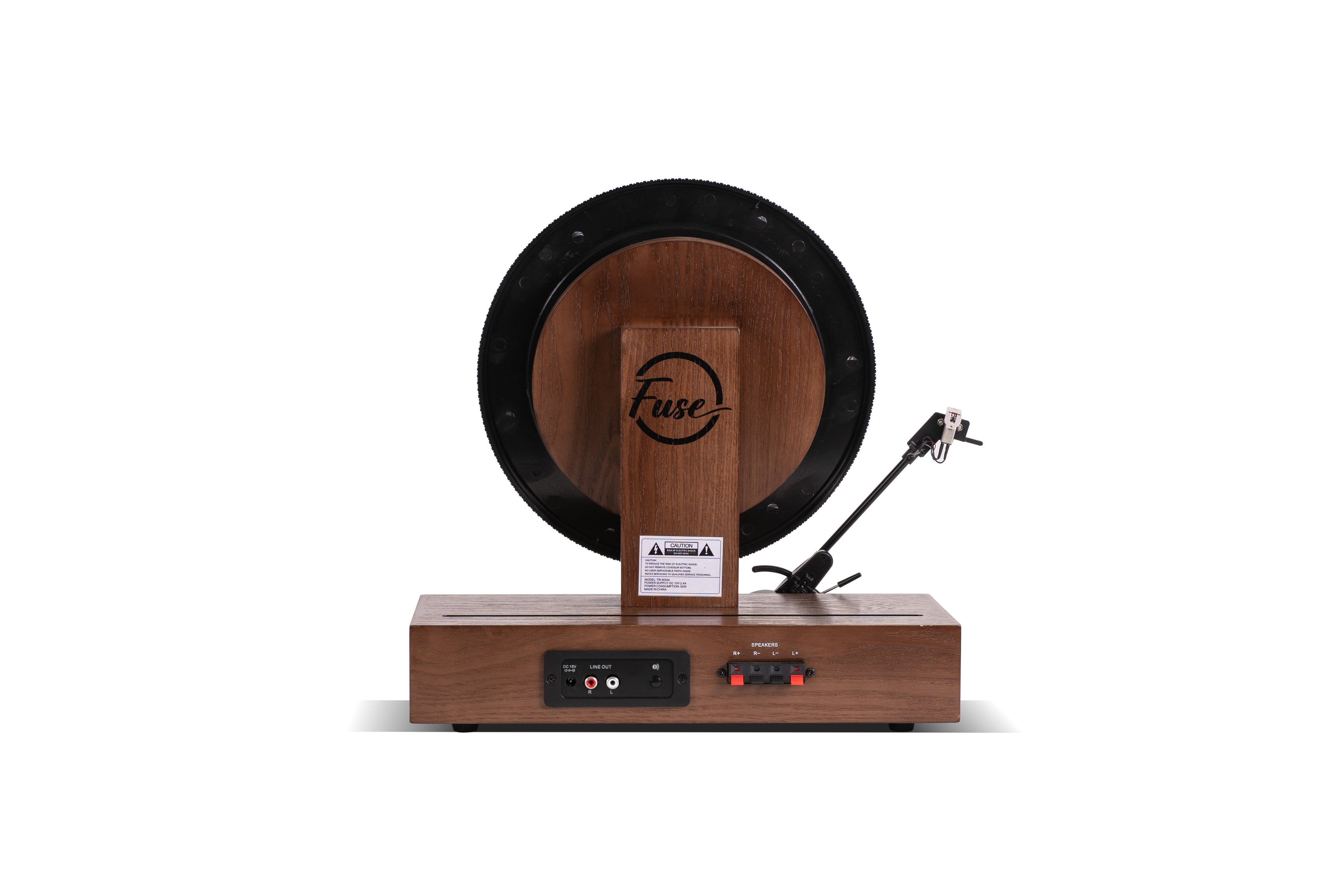 Fuse Audio GLD Vertical Vinyl Record Player with Bluetooth 5.3, 72W Speakers & Audio Technica Cartridge
