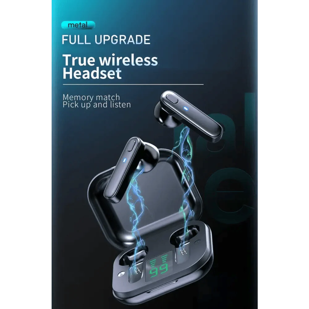 STEVVEX Wireless Bluetooth Earbuds with Touch Control & ANC