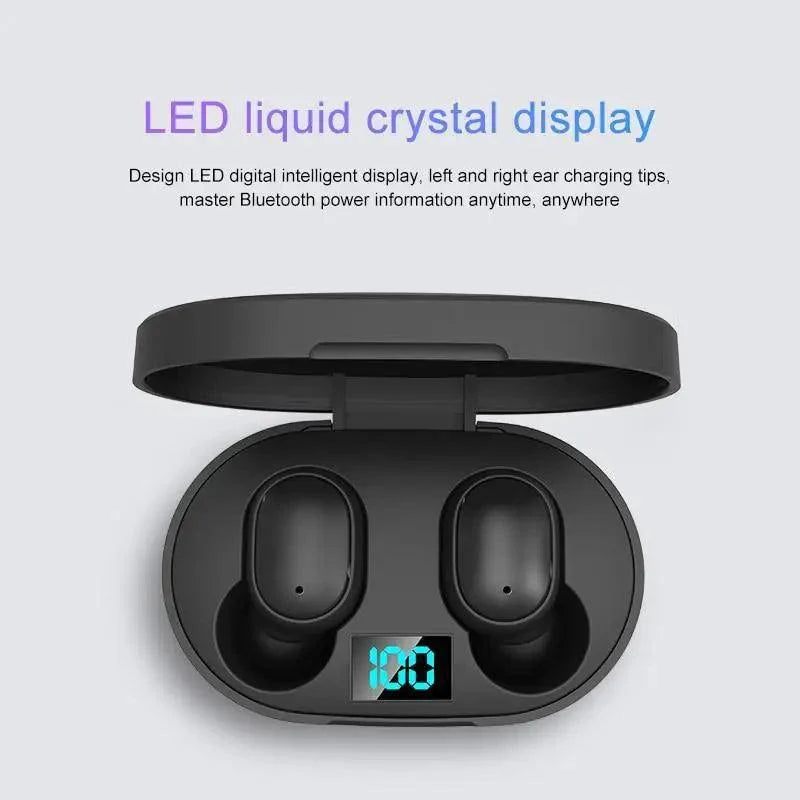 STEVVEX Wireless Earbuds with LED Display & Bluetooth 5.0