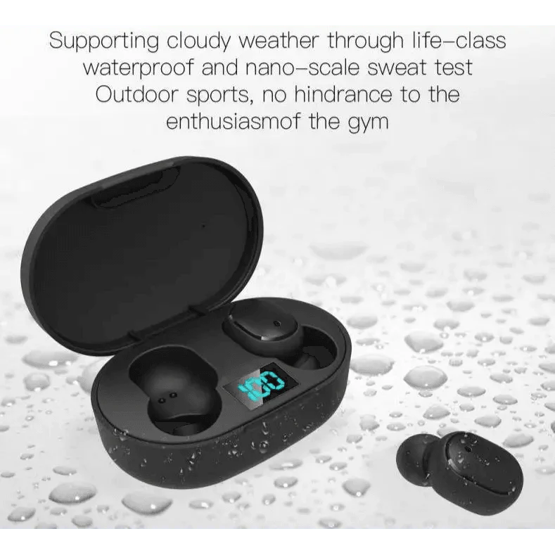 STEVVEX Wireless Earbuds with LED Display & Bluetooth 5.0