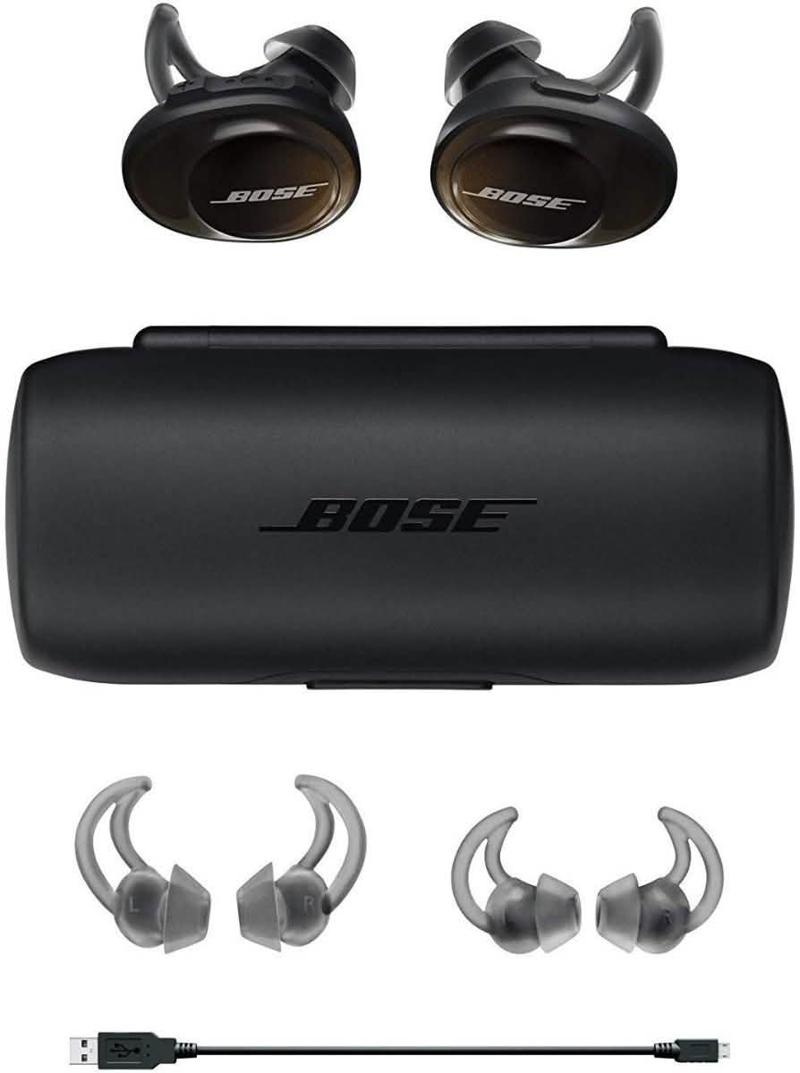 Bose SoundSport Free Truly Wireless Sport Earbuds – Black