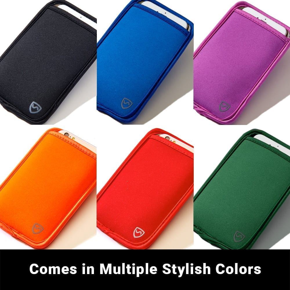 SYB Phone Pouch EMF Radiation Shielding Case with Belt Clip – 5G Tested up to 20GHz