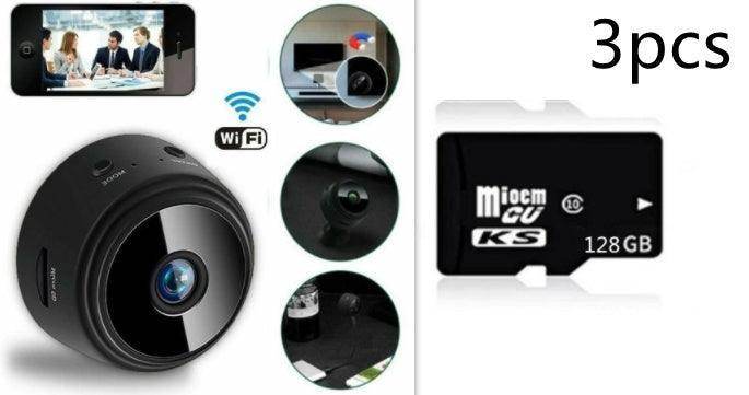Mini Wireless Magnetic Security Camera 1080P HD with Night Vision, Motion Detection & WiFi App