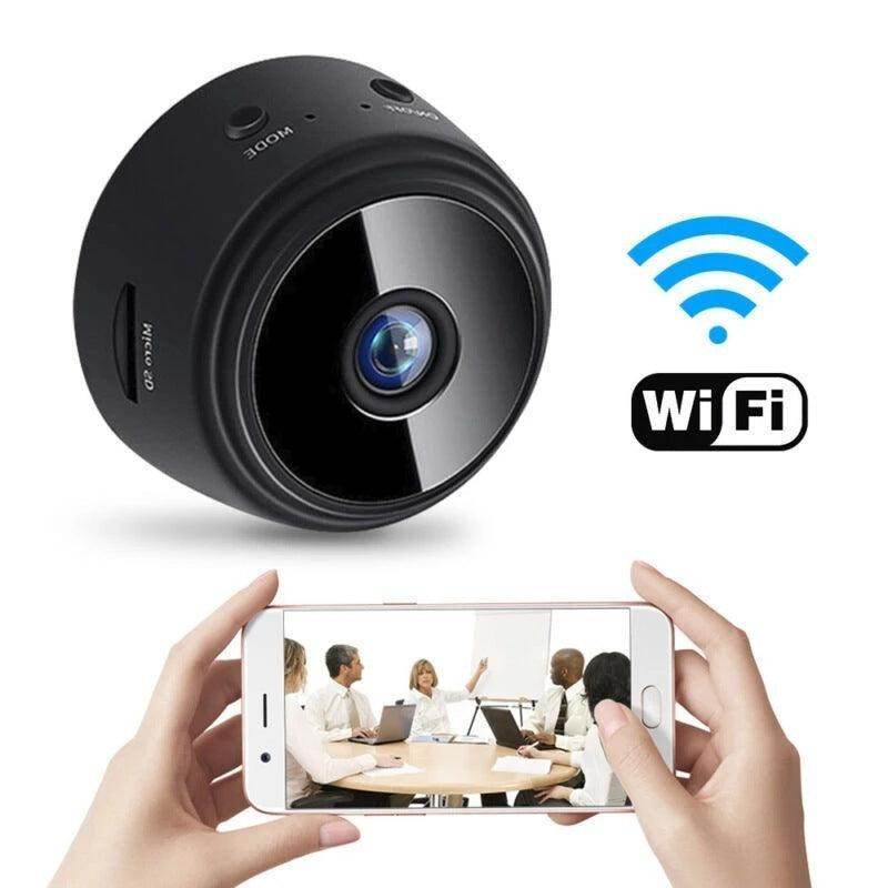 Mini Wireless Magnetic Security Camera 1080P HD with Night Vision, Motion Detection & WiFi App
