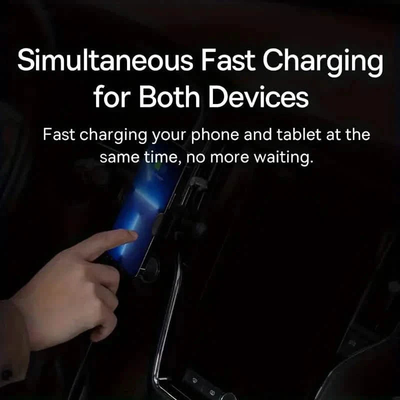 Fast Charging 6-Port Car Charger Adapter 40W QC3.0 with 4 USB + 2 USB-C Ports