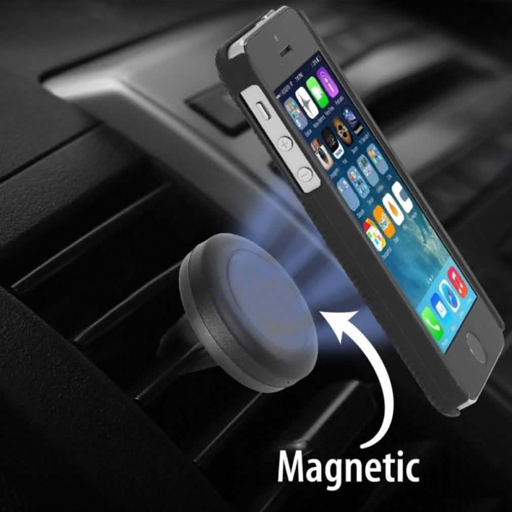 Universal Magnetic Smartphone Car Mount Air Vent Holder with 360° Rotation for All Phones