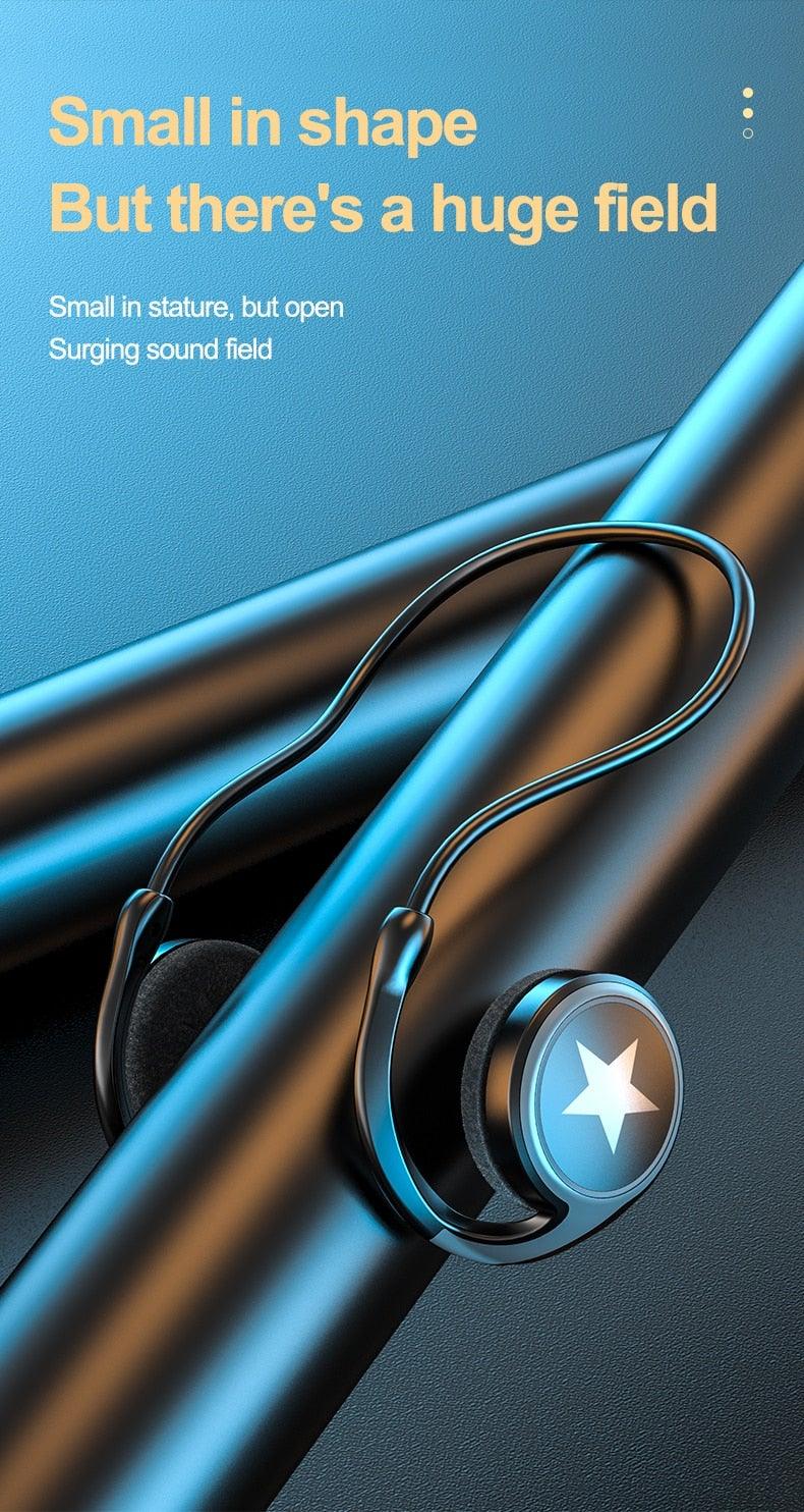 STEVVEX Wireless Sport Earbuds with Built-In MP3 & FM Radio