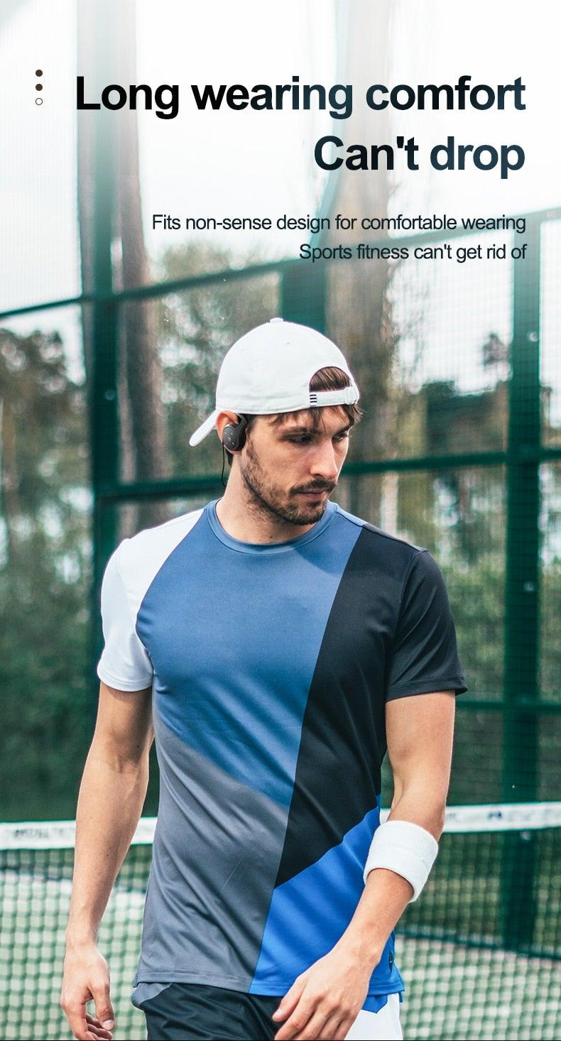 STEVVEX Wireless Sport Earbuds with Built-In MP3 & FM Radio