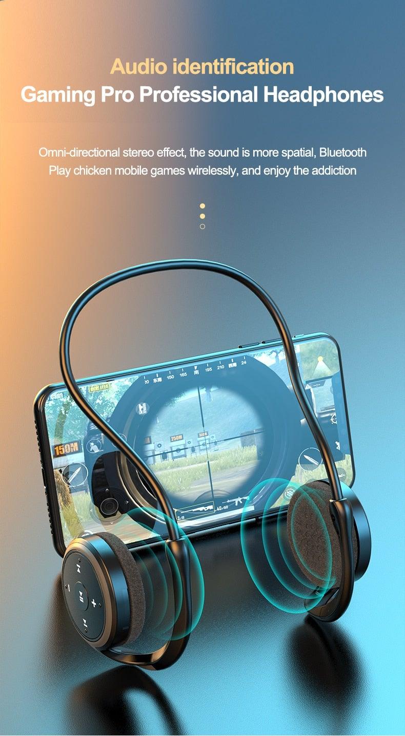STEVVEX Wireless Sport Earbuds with Built-In MP3 & FM Radio