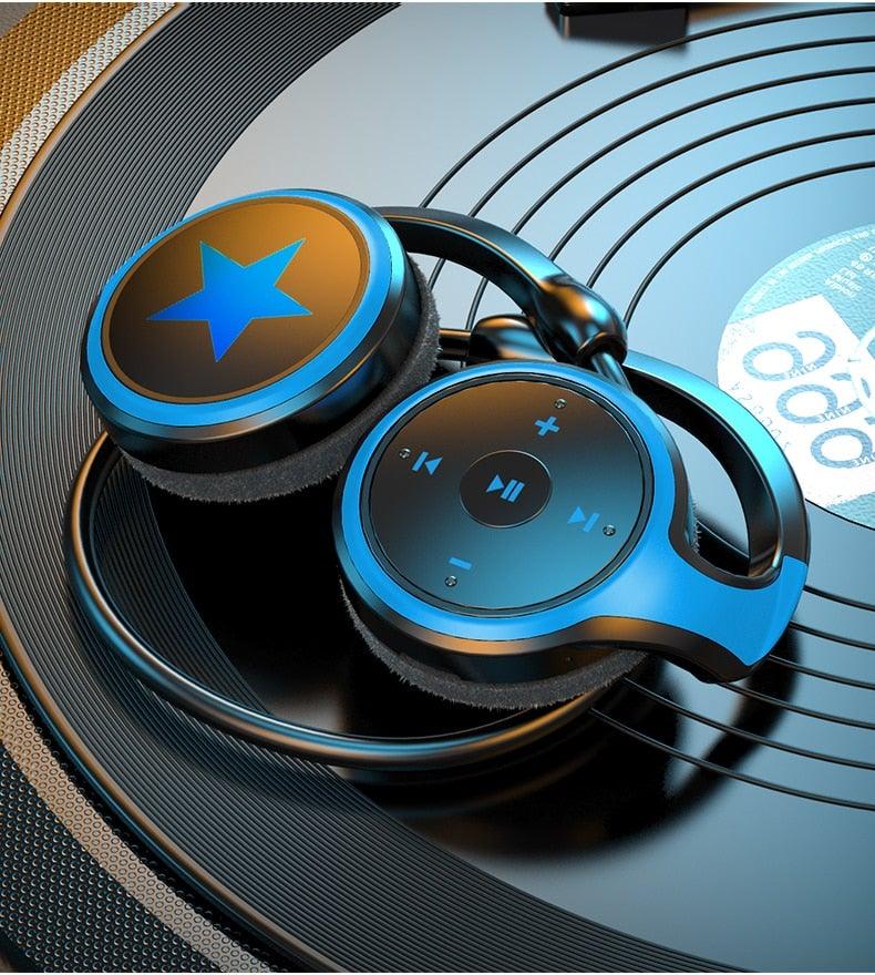 STEVVEX Wireless Sport Earbuds with Built-In MP3 & FM Radio