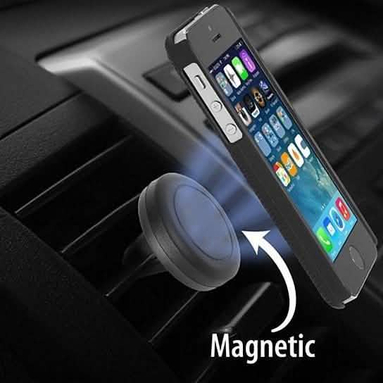 Universal Magnetic Smartphone Car Mount Air Vent Holder with 360° Rotation for All Phones